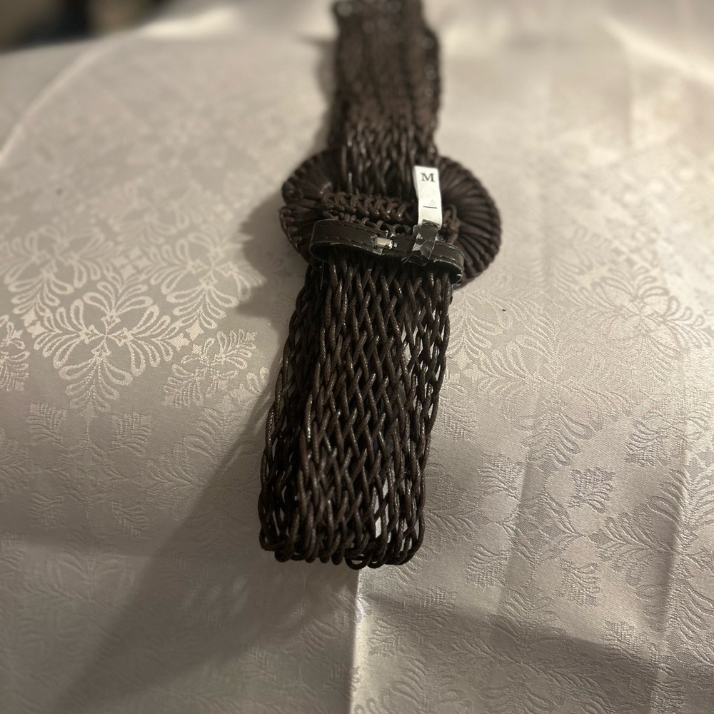 Brown Woven Belt